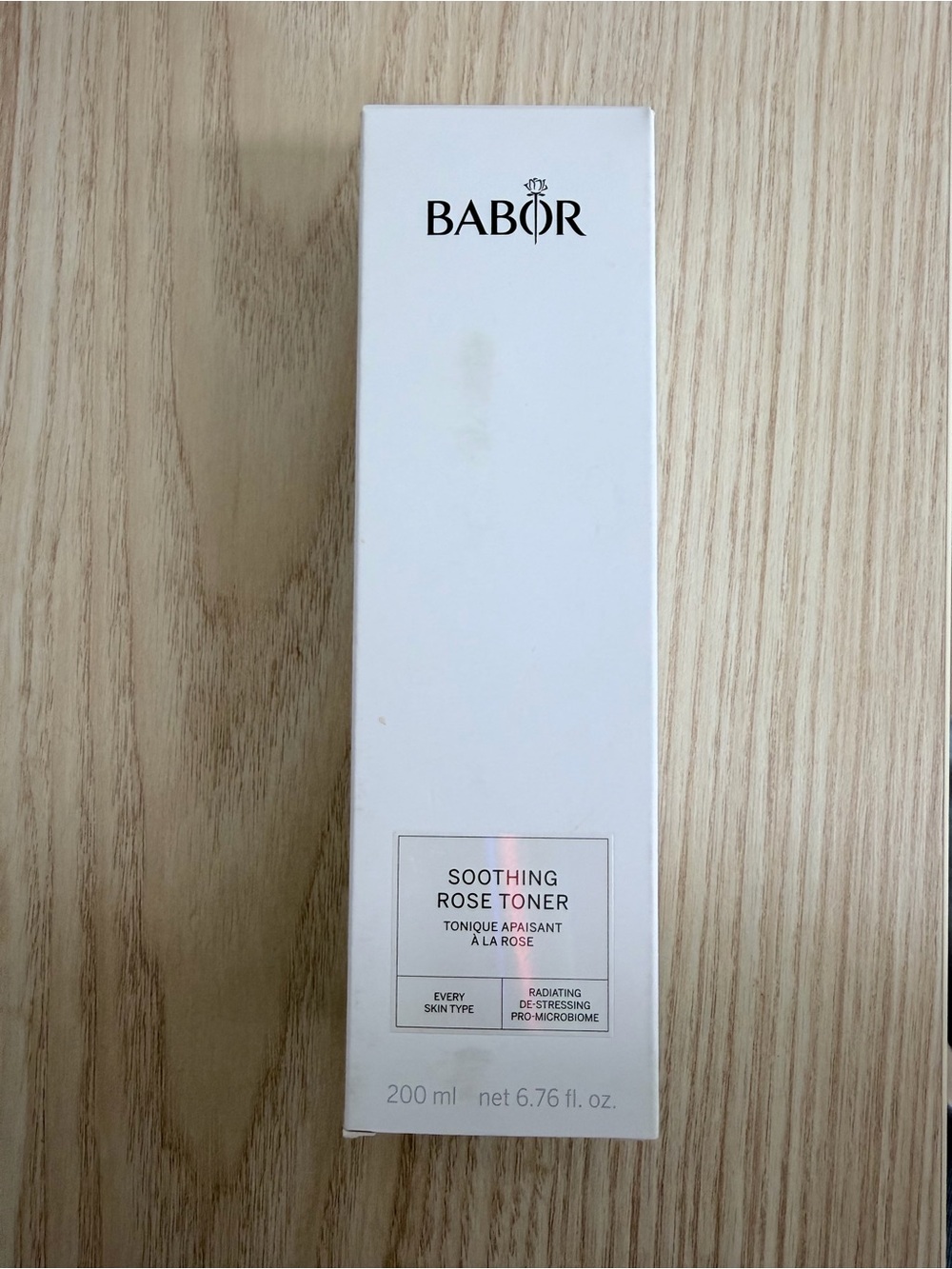 Babor Soothing Rose Toner 200ml NEW – Radiating De-Stressing Tonique
